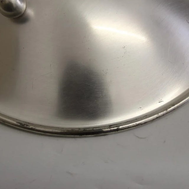 German Art Deco Silver-Plated Metal Shell from WMF, 1950s For Sale - Image 6 of 9