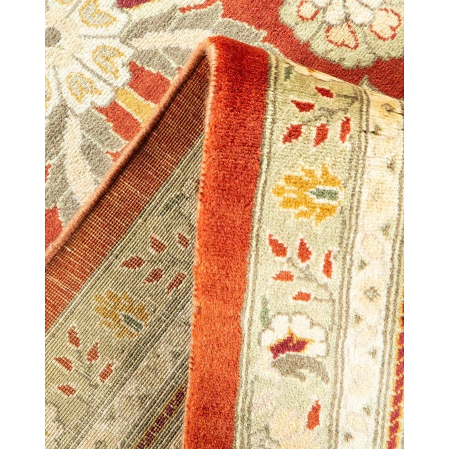 Mogul, One-of-a-Kind Hand-Knotted Area Rug in Orange, 8' 2" x 11' 0" For Sale In New York - Image 6 of 8