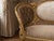 1900 French Louis XVI Gilt Beech Velvet Settee - 1 Pc For Sale - Image 4 of 11