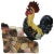 Late 19th Century 19th Century French Provincial Majolica Rooster Jardiniere For Sale - Image 5 of 5