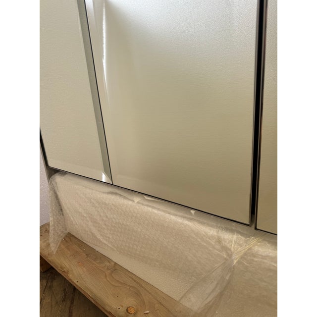 Glass Mirrored Mode Accent Chest Cabinet by Baker Furniture For Sale - Image 7 of 12