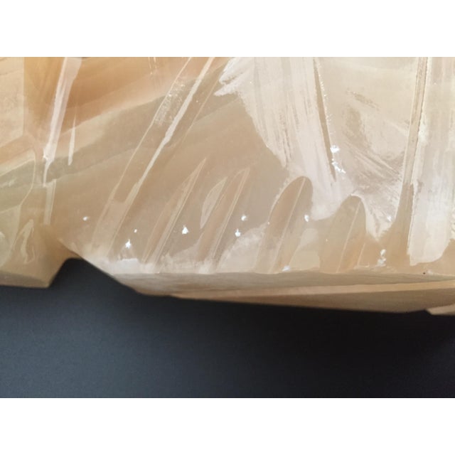 Large Carved Onyx Aztec Figure For Sale - Image 10 of 12