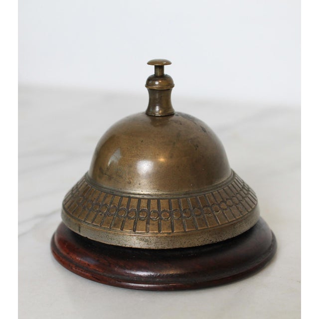 Victorian Vintage Service or Counter Call Bell For Sale - Image 3 of 6