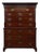 18th Century Georgian English Chippendale Mahogany Chest on Chest For Sale