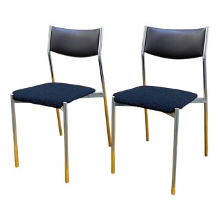 Set of Vintage Side Chairs, 1980s For Sale