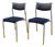 Set of Vintage Side Chairs, 1980s For Sale