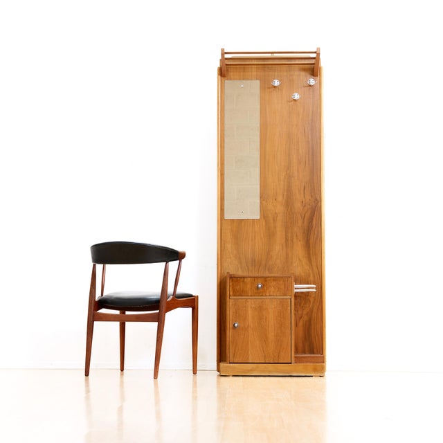 Mid Century Coat Rack Entryway Stand and Mirror For Sale - Image 12 of 12