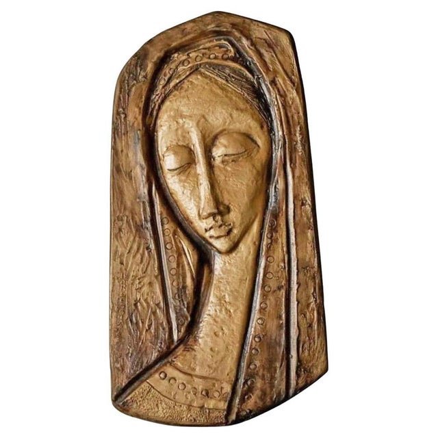 Modernist Studio Pottery Bas Relief Wall Plaque from Guerrino Bardeggia, Italy, 1960s For Sale - Image 10 of 10