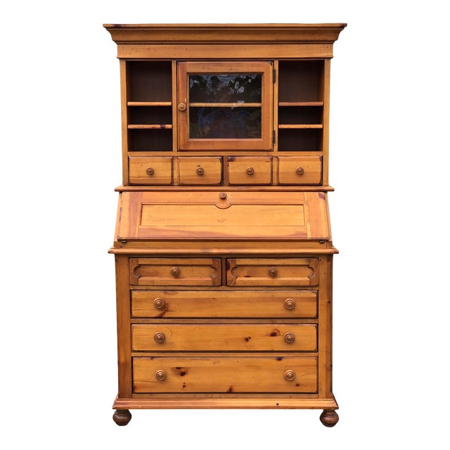 Broyhill Yorkshire Market Pine Secretary Desk Chairish