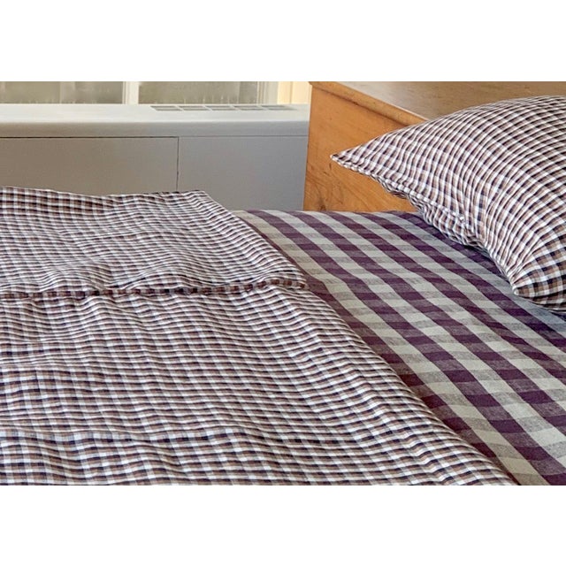 Establish a classic, tailored elegance with the Hertford Check collection by Modern Plum Home. This premium 100% linen is...