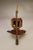 Mid-Century Modern Artistic Metal Glass Dreidel For Sale - Image 3 of 11