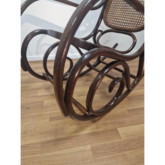 Antique Bentwood Rocking Chair, 1890s For Sale - Image 9 of 15