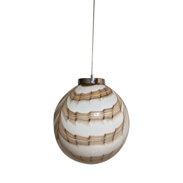 1970s Sphere Triplex Murano Ball Lamp For Sale