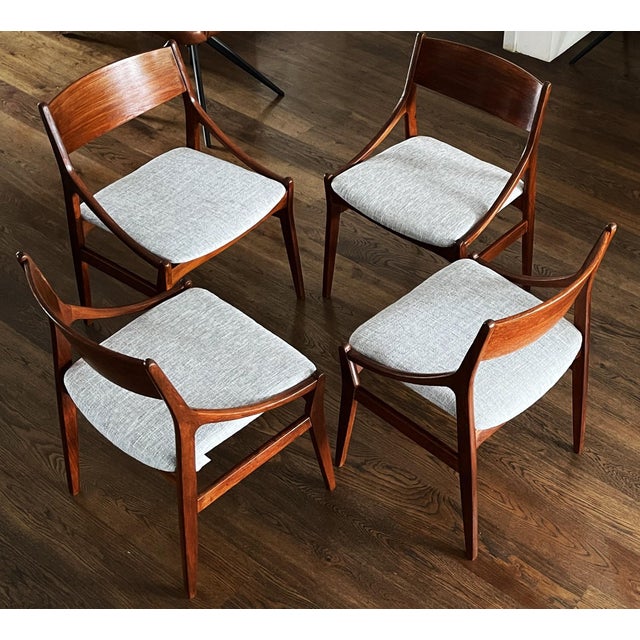 Dining Room Chairs by H. Vestervig Eriksen Tromborg, Denmark, Set of 4 For Sale - Image 5 of 18
