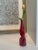 Mid 20th Century Thick Twisted Red Art Glass Bud Vase For Sale - Image 5 of 13