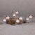 Glass Kelly 4-Piece Set Double Tealight Holder/Hurricane For Sale - Image 7 of 8