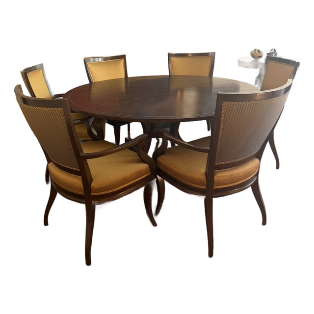 Therien Studio Workshops Round Dining Table – Sculptural Curved Base & Hand‑Finished Wood Top For Sale