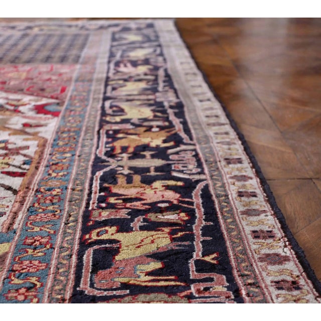 Antique Tree of Life Rug For Sale - Image 4 of 6