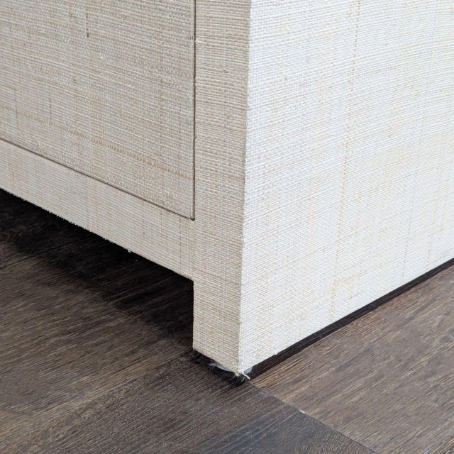 Restoration Hardware Burke 11-Drawer Modern Raffia Dresser For Sale - Image 9 of 11