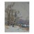 Winter Impressionism Oil Painting, Ukrainian Artist Skubak, 1988 50-61 For Sale
