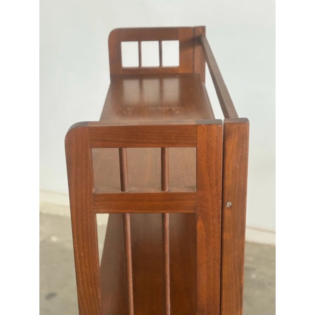 Vintage Mission Style Shelving For Sale In Los Angeles - Image 6 of 12