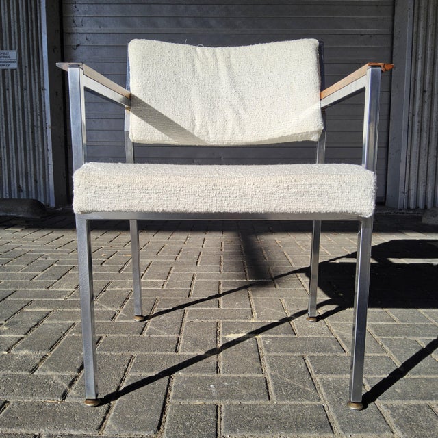 Black Vintage Armchairs with White Whool Fabric by Hein Salomonson, 1960s, Set of 2 For Sale - Image 8 of 18