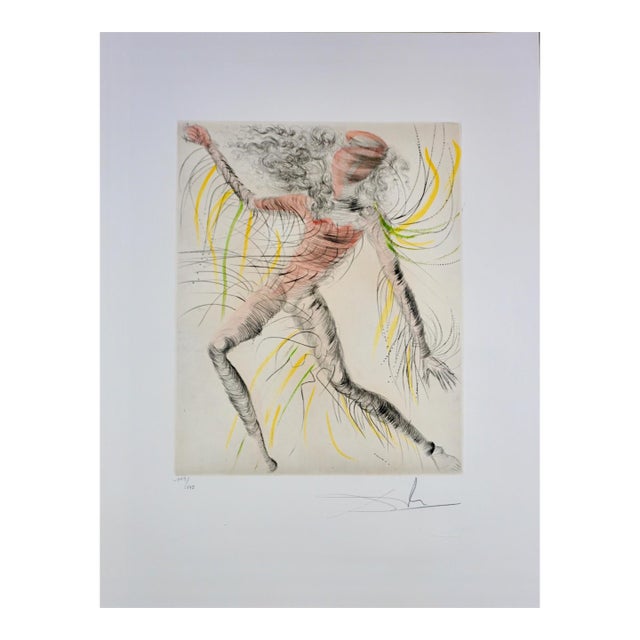 1960s Salvador Dali the Hippies the Cosmonaut For Sale