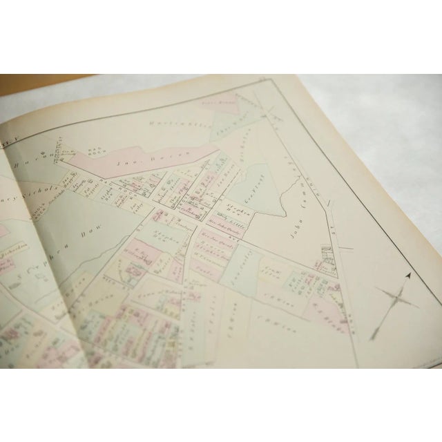 Antique Woburn Massachusetts Atlas Map Plate F For Sale In New York - Image 6 of 8