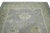 Early 21st Century Gray & Green Floral Design Handwoven Wool Turkish Oushak Rug 8' X 9'6" For Sale - Image 4 of 8