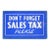 Vintage Don't Forget Sales Tax Please Cardboard Retail Wall Sign For Sale