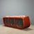 Rattan and Red Lacquered Bamboo Sofa, 1980s For Sale - Image 12 of 13