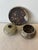 1970s Vintage Mid Century Studio Art Pottery With Brown & Sage Glaze, Set of 3 For Sale - Image 5 of 7