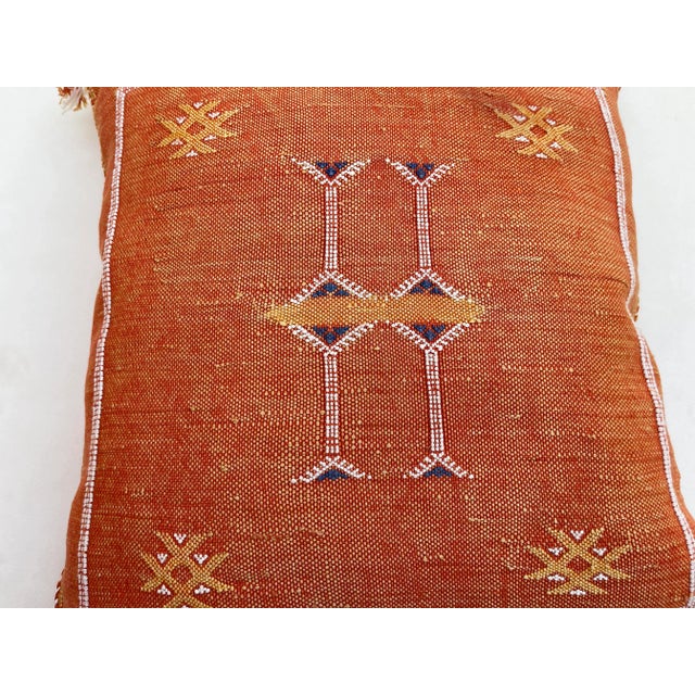 Cactus Sabra Silk Pillow Cover For Sale - Image 6 of 9