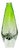 Green Uranium Art Glass Vase with Hand-Engraved Floral Décor from Moser Karlsbad, Czechoslovakia, 1920s For Sale