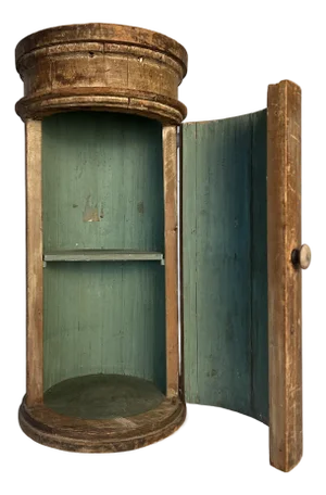 Antique Pine Cabinet/Pedestal
