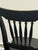 Farmhouse Style Black Painted Dining Chairs - Set of 6 For Sale - Image 9 of 11