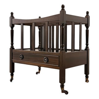 Danish Canterbury with Drawer For Sale