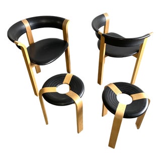 Magnus Olesen 4551 & 4545 Chair and Stool Set For Sale