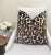 Walnut Groove 22x22 Velvet Pillow With Feather Down Insert For Sale - Image 4 of 4