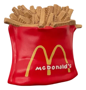Vintage French Handmade Fry Piggy Bank from McDonalds, 1982
