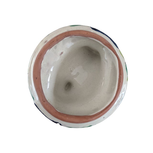 Vintage Mexican Pottery Rooster Deviled Egg Serving Dish For Sale In Charlotte - Image 6 of 10