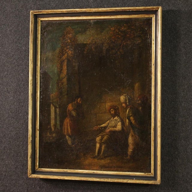 Italian Artist, The Parable of the Unfaithful Farmer, 17th Century, Oil on Canvas For Sale - Image 10 of 16