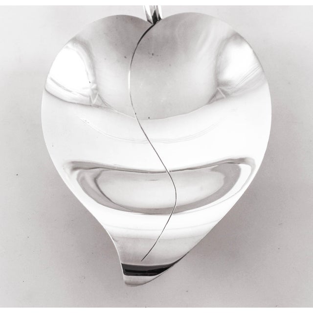 1950s Tiffany & Co. Sterling Silver Leaf Dishes - A Pair For Sale In New York - Image 6 of 9