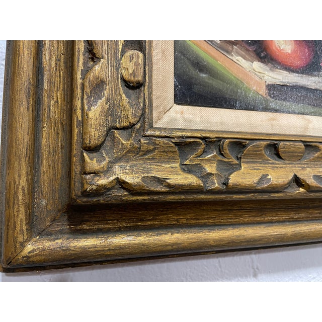 Framed Vintage Still Life Fruit | Artwork Wall Hanging, C. 1920's For Sale - Image 4 of 11