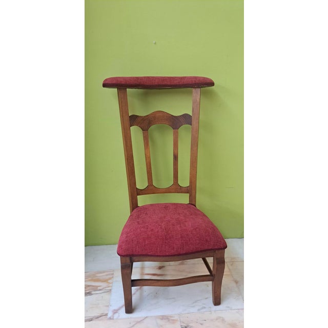 Vintage Spanish Monastery Prayer Chair, 1940 For Sale - Image 11 of 11