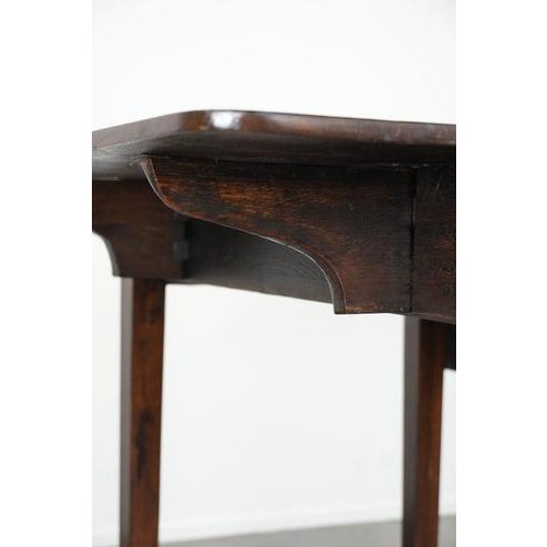 Antique English Drop-Leaf Dining Table in Oak, 1800s For Sale - Image 12 of 13