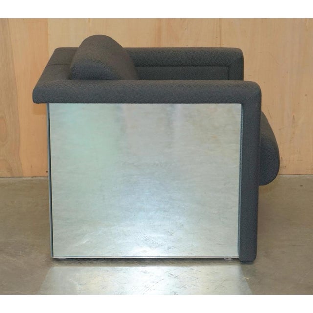 Gold Trix Mirrored Armchairs by Robert Haussmann for Knoll, 1988, Set of 2 For Sale - Image 8 of 18
