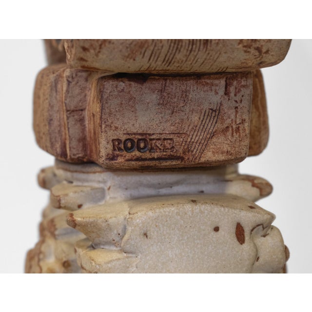 Large Brutalist Sculptural Totem Studio Floor Lamp by Bernard Rooke, England, 1970s For Sale - Image 9 of 16