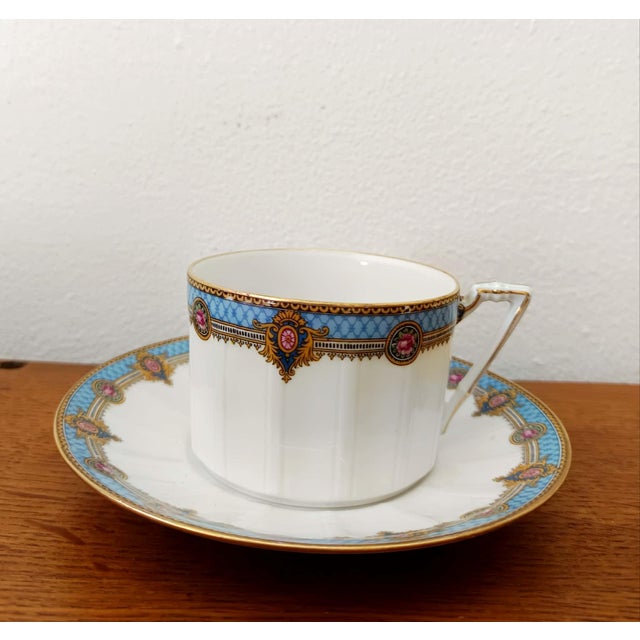 Limoges Coffee Service by Chabrol & Poirier, 1925, Set of 7 For Sale - Image 6 of 10