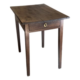 Late 18th Century Georgian Side Table, Hand-Crafted Pine, England For Sale